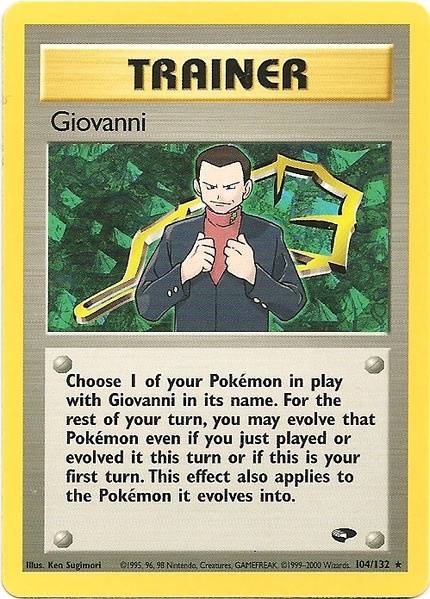 Giovanni (104/132) [Gym Challenge Unlimited] | Red Riot Games CA