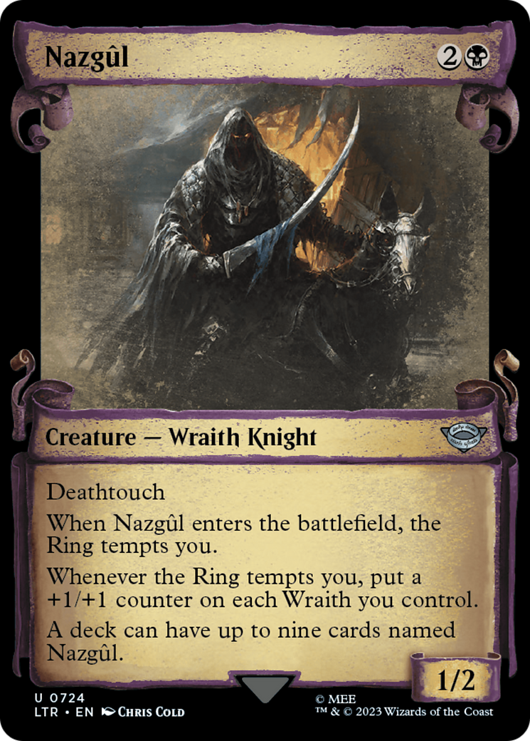 Nazgul (0724) [The Lord of the Rings: Tales of Middle-Earth Showcase Scrolls] | Red Riot Games CA