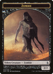 Insect // Zombie Double-Sided Token [Hour of Devastation Tokens] | Red Riot Games CA