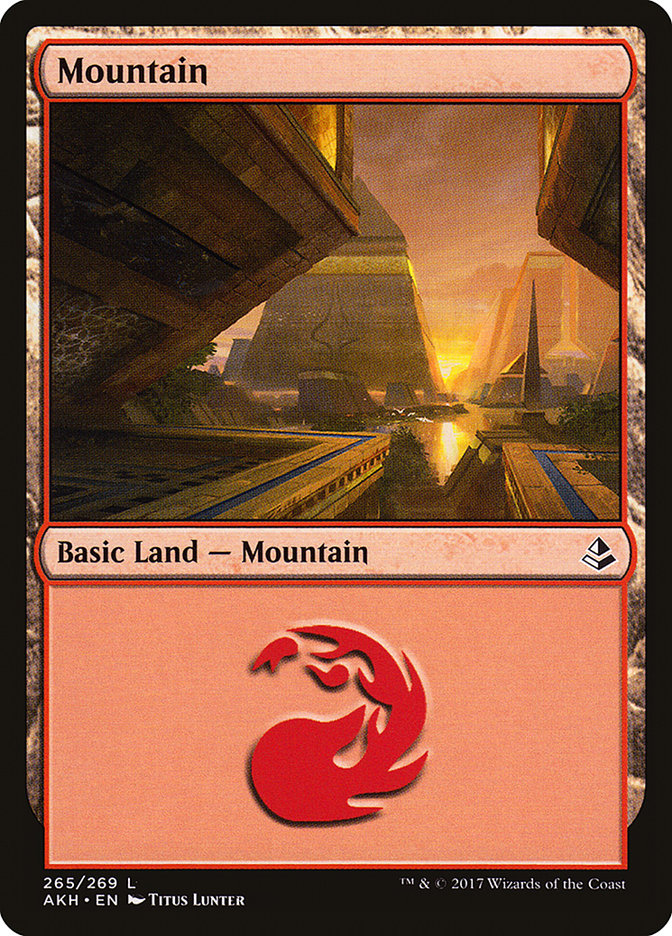 Mountain (265) [Amonkhet] | Red Riot Games CA