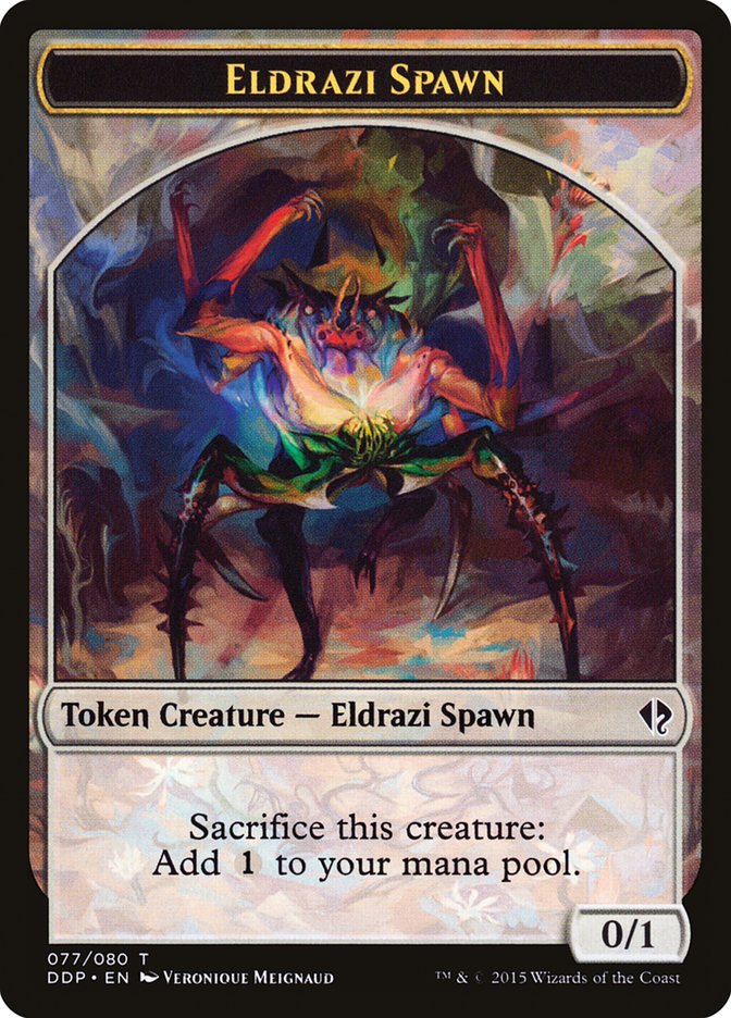 Eldrazi Spawn Token (077/080) [Duel Decks: Zendikar vs. Eldrazi] | Red Riot Games CA