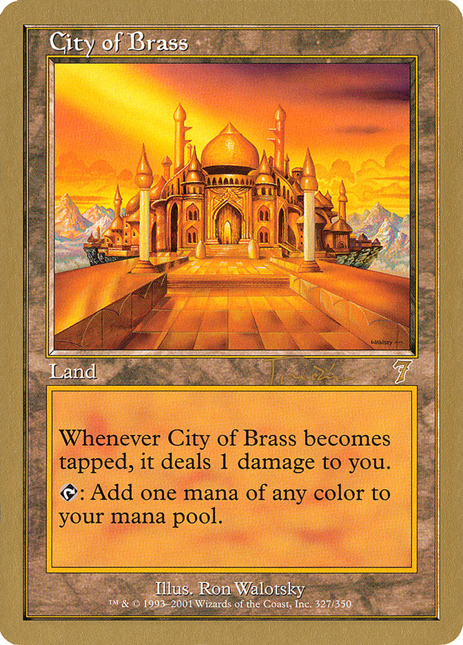 City of Brass (Jan Tomcani) [World Championship Decks 2001] | Red Riot Games CA