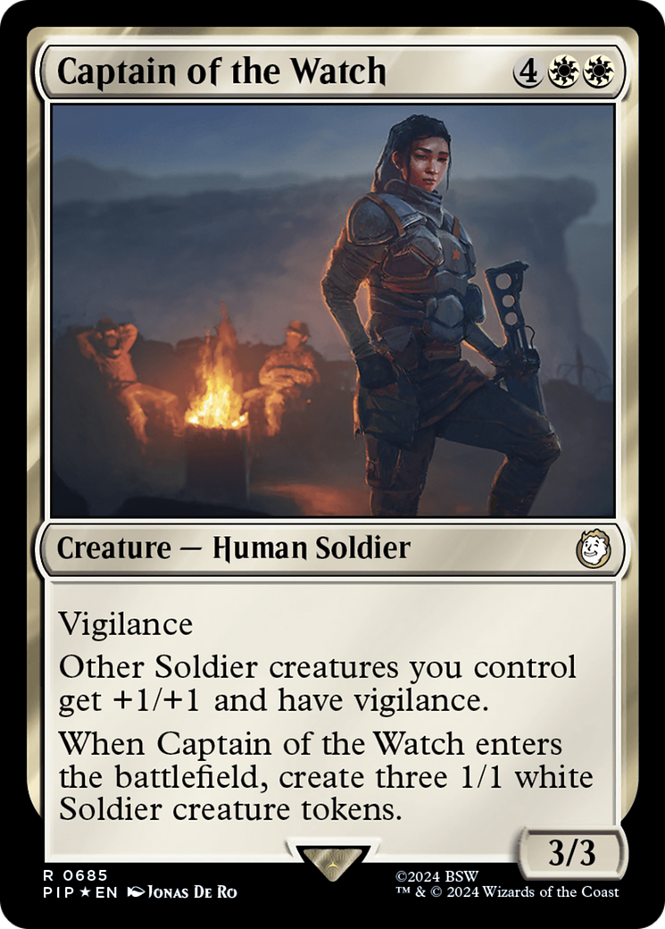 Captain of the Watch (Surge Foil) [Fallout] | Red Riot Games CA