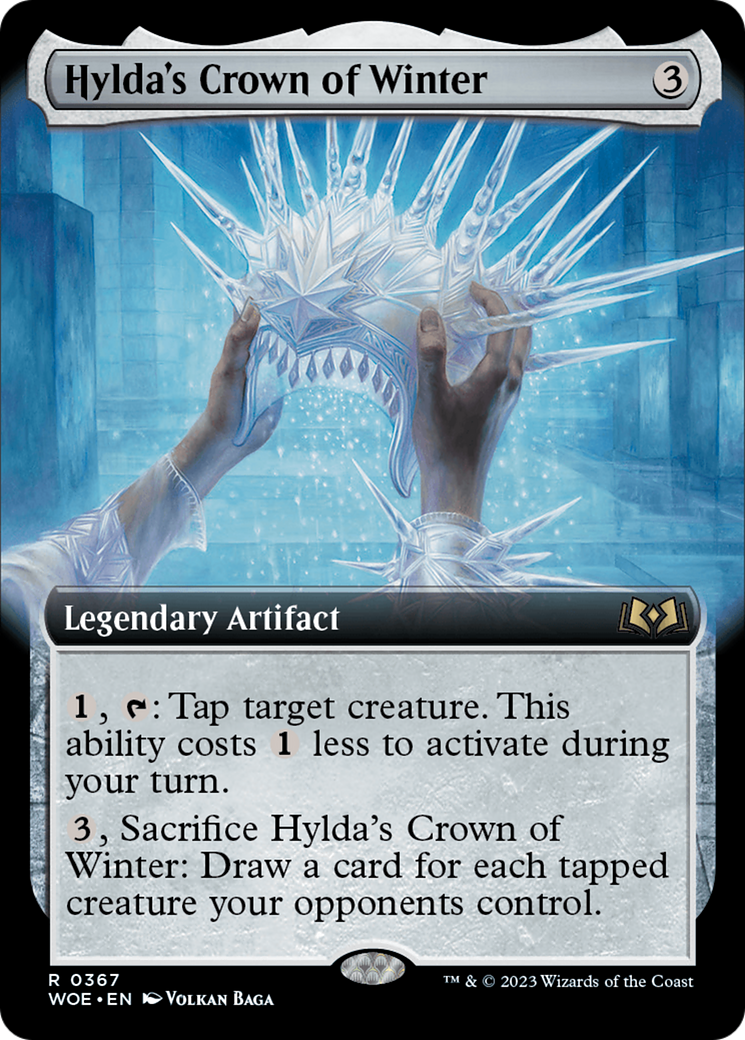 Hylda's Crown of Winter (Extended Art) [Wilds of Eldraine] | Red Riot Games CA