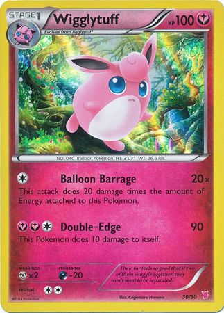 Wigglytuff (30/30) [XY: Trainer Kit 1 - Wigglytuff] | Red Riot Games CA