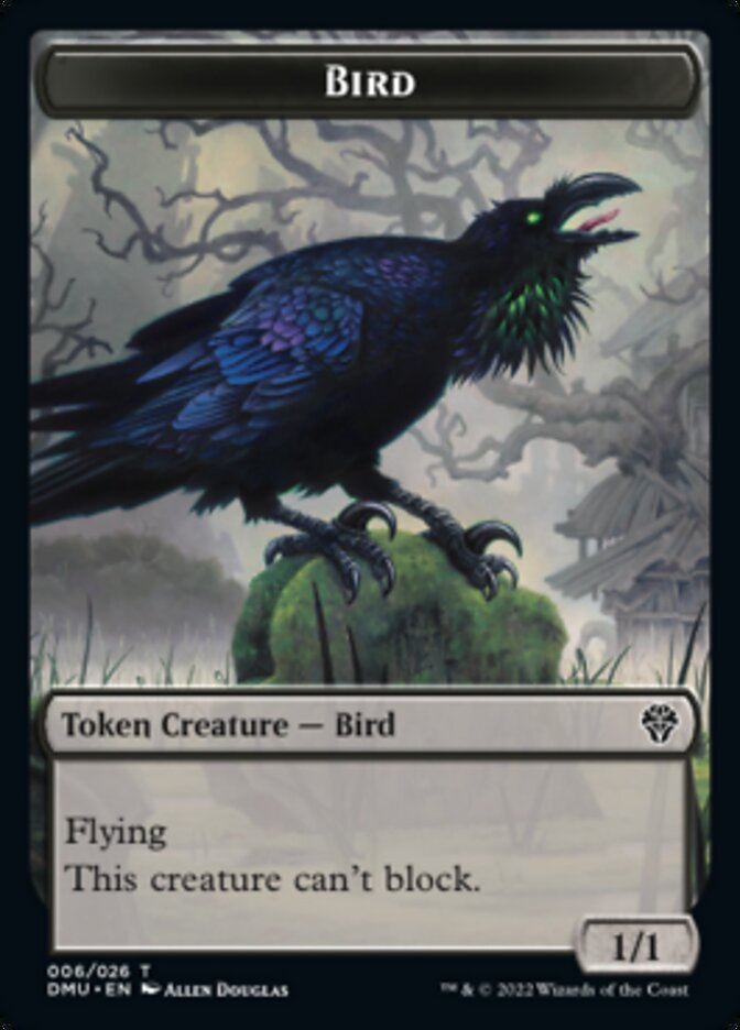 Bird Token (006) [Dominaria United Tokens] | Red Riot Games CA