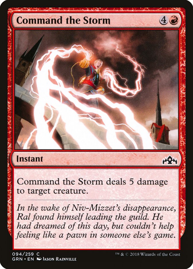 Command the Storm [Guilds of Ravnica] | Red Riot Games CA