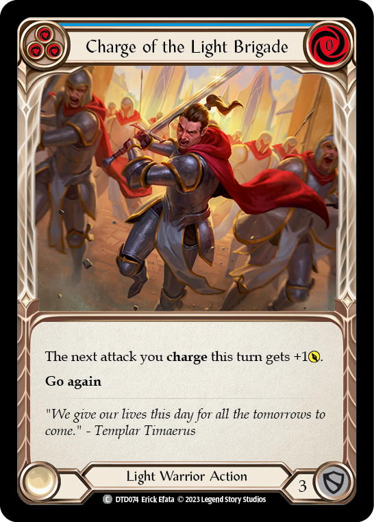 Charge of the Light Brigade (Blue) [DTD074] (Dusk Till Dawn) | Red Riot Games CA