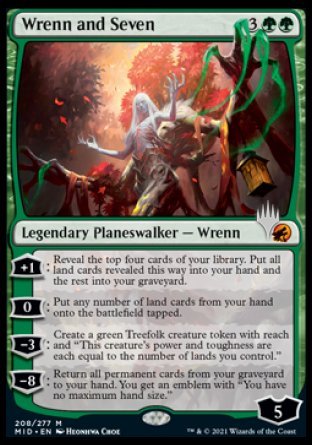 Wrenn and Seven (Promo Pack) [Innistrad: Midnight Hunt Promos] | Red Riot Games CA