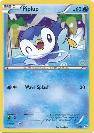 Piplup (16/30) [XY: Trainer Kit 3 - Suicune] | Red Riot Games CA