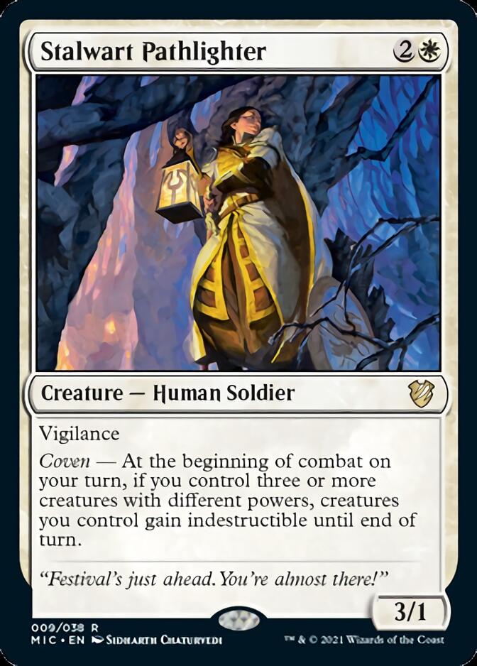 Stalwart Pathlighter [Innistrad: Midnight Hunt Commander] | Red Riot Games CA