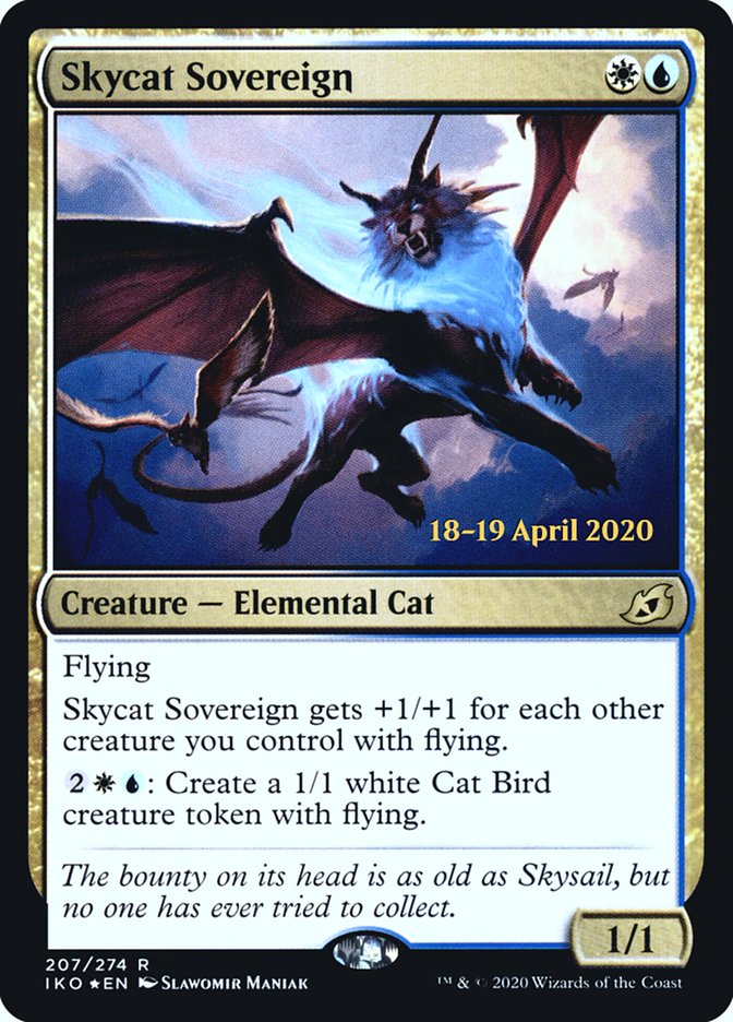 Skycat Sovereign [Ikoria: Lair of Behemoths Prerelease Promos] | Red Riot Games CA