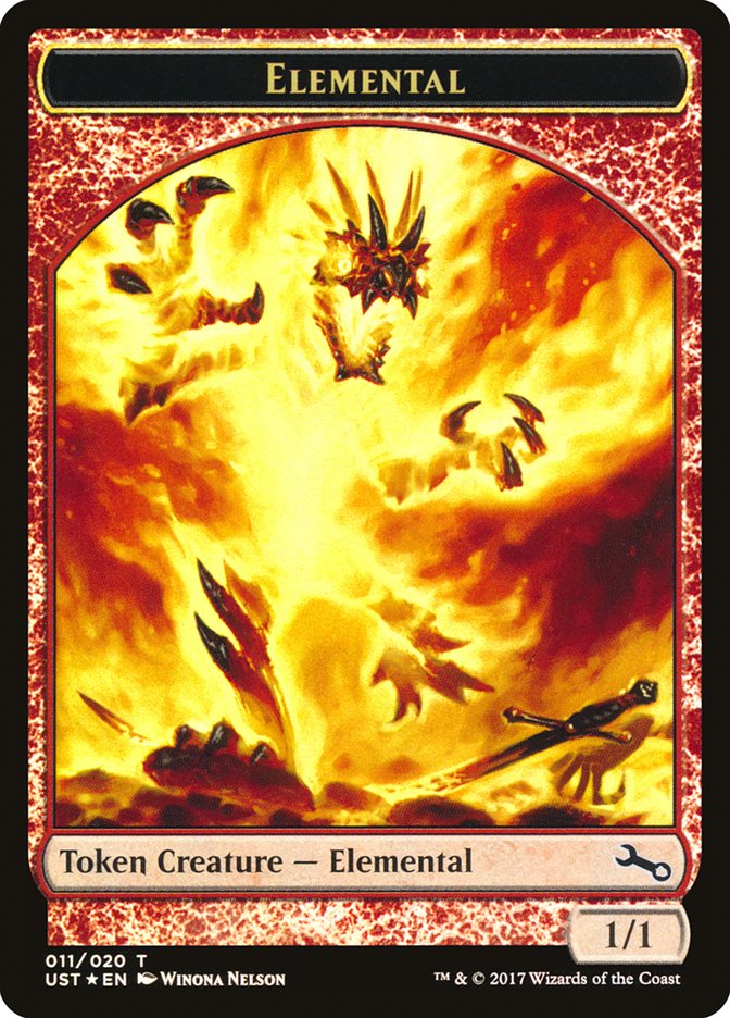 Elemental // Elemental Double-Sided Token (011/020) [Unstable Tokens] | Red Riot Games CA