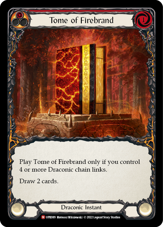 Tome of Firebrand [UPR089] (Uprising)  Rainbow Foil | Red Riot Games CA