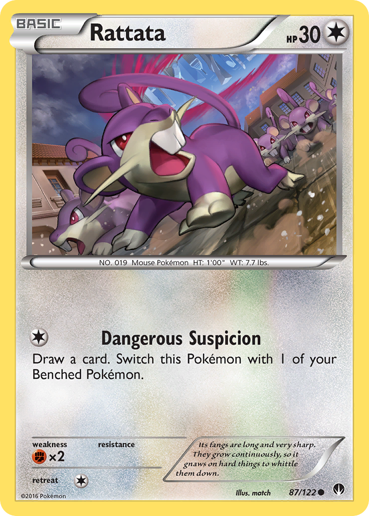 Rattata (87/122) [XY: BREAKpoint] | Red Riot Games CA