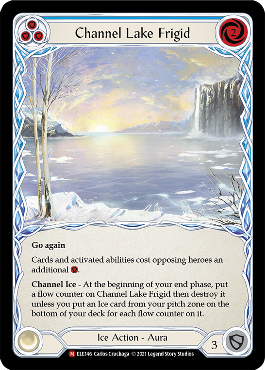 Channel Lake Frigid [ELE146] (Tales of Aria)  1st Edition Rainbow Foil | Red Riot Games CA