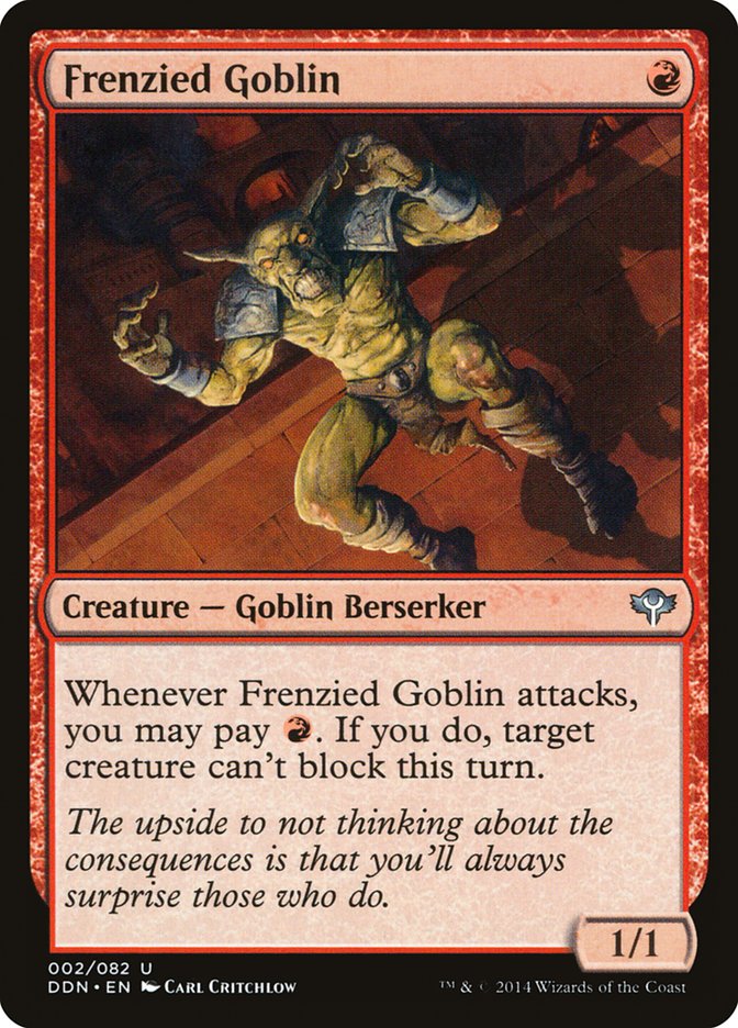 Frenzied Goblin [Duel Decks: Speed vs. Cunning] | Red Riot Games CA