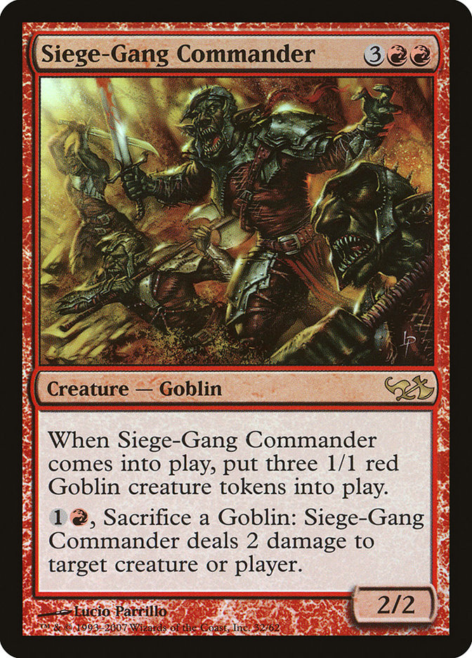 Siege-Gang Commander [Duel Decks: Elves vs. Goblins] | Red Riot Games CA
