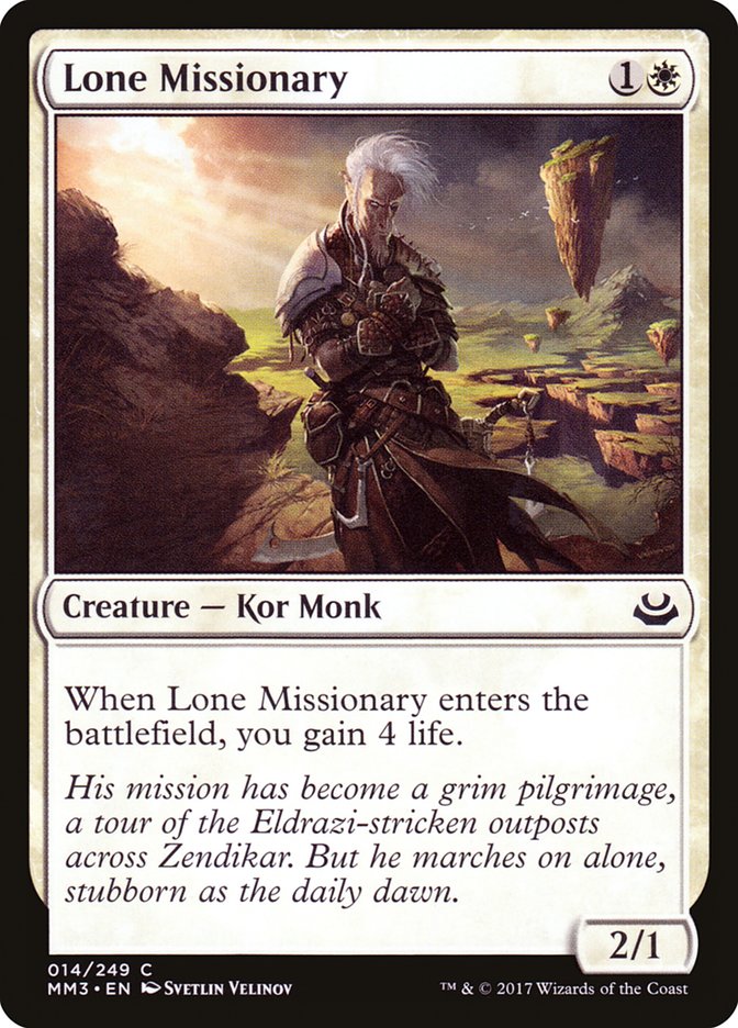 Lone Missionary [Modern Masters 2017] | Red Riot Games CA