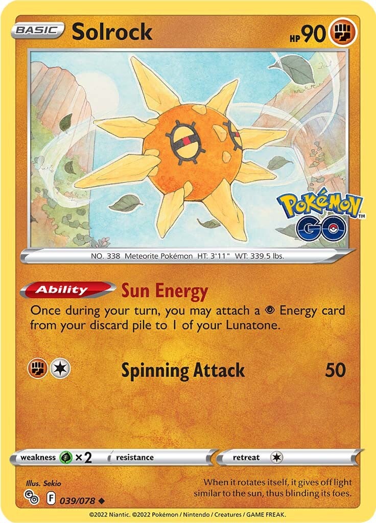 Solrock (039/078) [Pokémon GO] | Red Riot Games CA