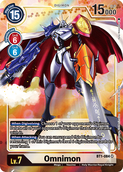 Omnimon [BT1-084] (Alternate Art) [Release Special Booster Ver.1.0] | Red Riot Games CA