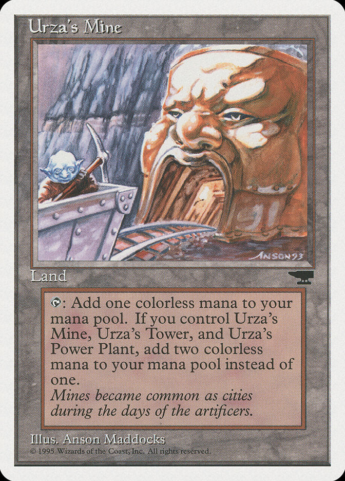 Urza's Mine (Mine Cart Entering Mouth) [Chronicles] | Red Riot Games CA