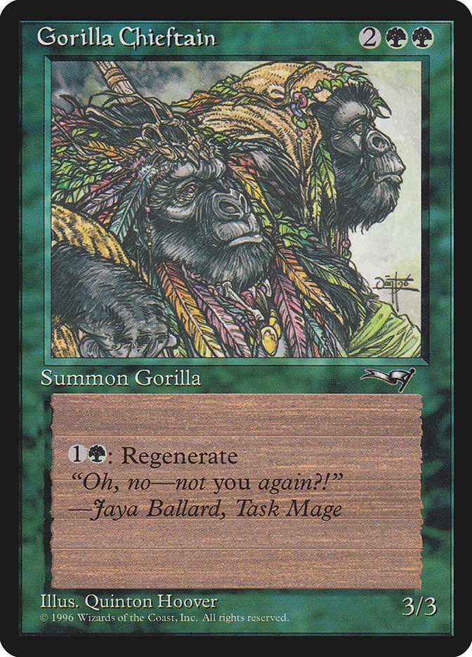 Gorilla Chieftain (Two Gorilla Art) [Alliances] | Red Riot Games CA