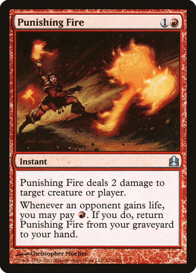 Punishing Fire [Commander 2011] | Red Riot Games CA