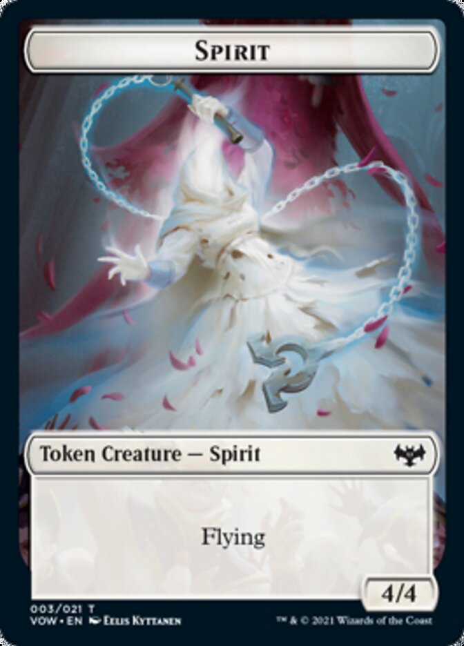 Insect // Spirit (003) Double-Sided Token [Innistrad: Crimson Vow Tokens] | Red Riot Games CA