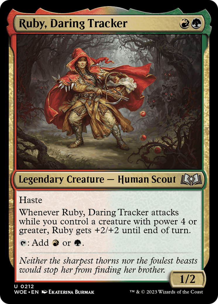 Ruby, Daring Tracker [Wilds of Eldraine] | Red Riot Games CA