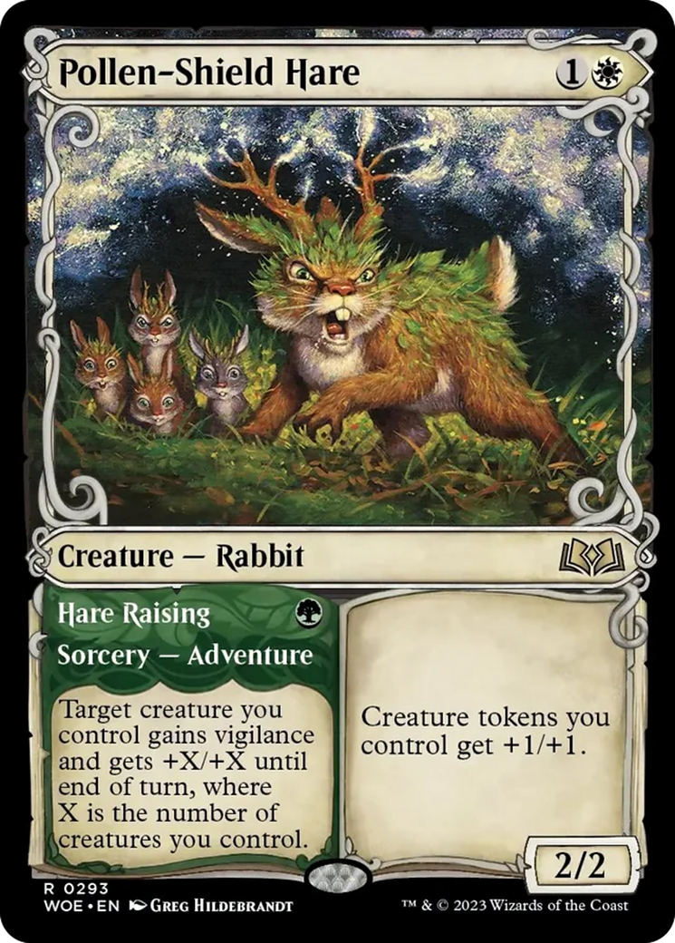 Pollen-Shield Hare // Hare Raising (Showcase) [Wilds of Eldraine] | Red Riot Games CA