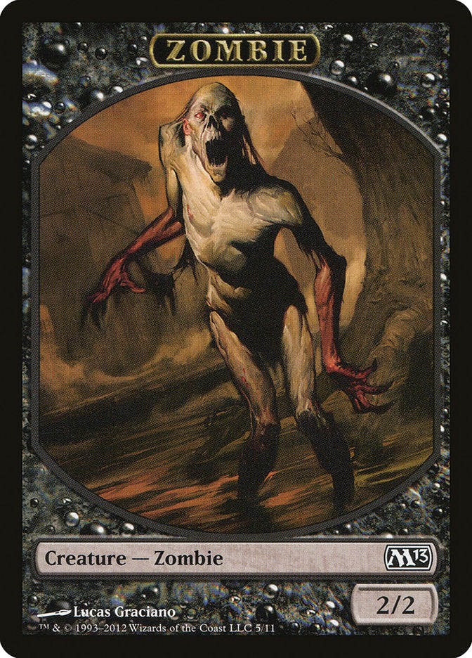 Zombie Token [Magic 2013 Tokens] | Red Riot Games CA