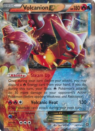Volcanion EX (26/114) (Jumbo Card) [XY: Steam Siege] | Red Riot Games CA