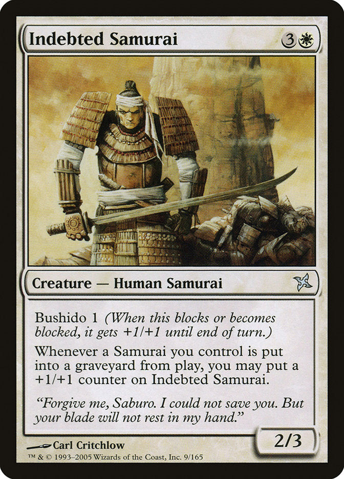 Indebted Samurai [Betrayers of Kamigawa] | Red Riot Games CA