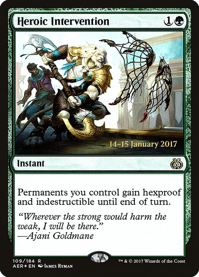 Heroic Intervention [Aether Revolt Prerelease Promos] | Red Riot Games CA