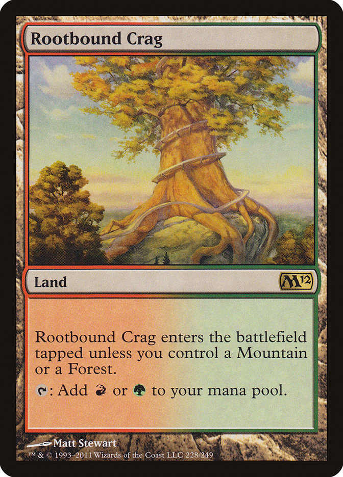 Rootbound Crag [Magic 2012] | Red Riot Games CA