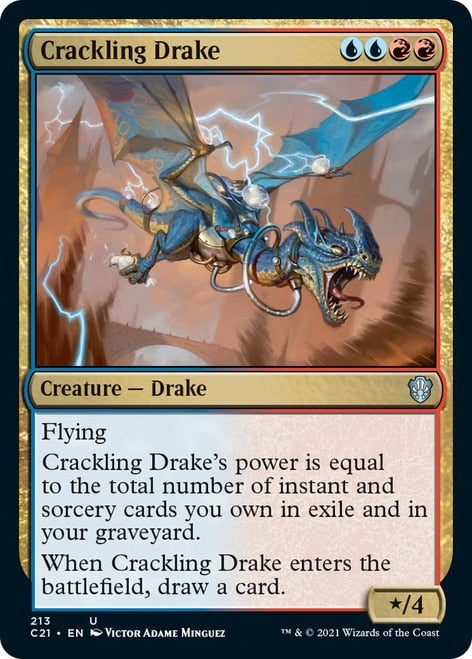 Crackling Drake [Commander 2021] | Red Riot Games CA