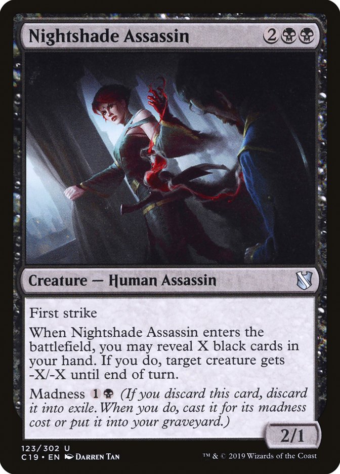 Nightshade Assassin [Commander 2019] | Red Riot Games CA