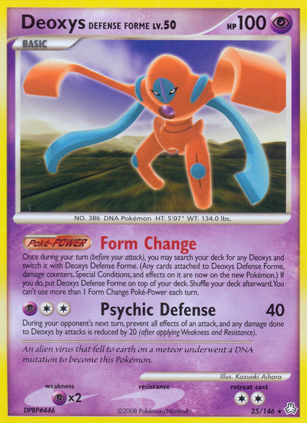 Deoxys Defense Forme (25/146) [Diamond & Pearl: Legends Awakened] | Red Riot Games CA