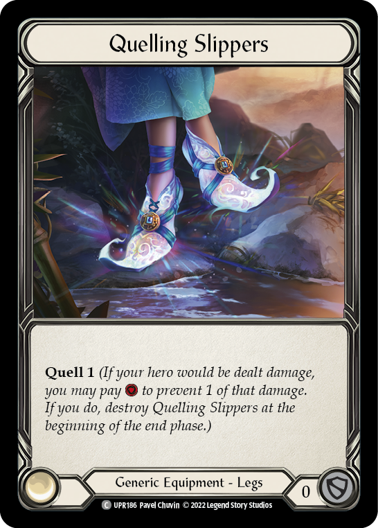 Quelling Slippers [UPR186] (Uprising)  Rainbow Foil | Red Riot Games CA
