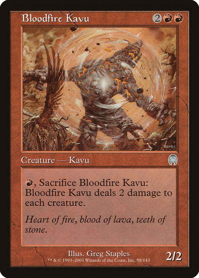 Bloodfire Kavu [Apocalypse] | Red Riot Games CA