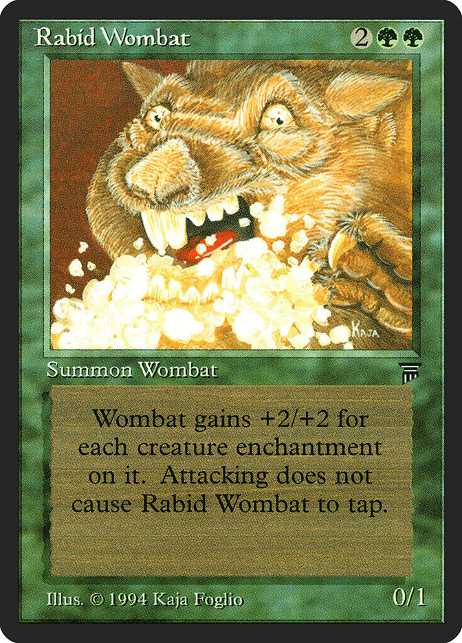 Rabid Wombat [Legends] | Red Riot Games CA