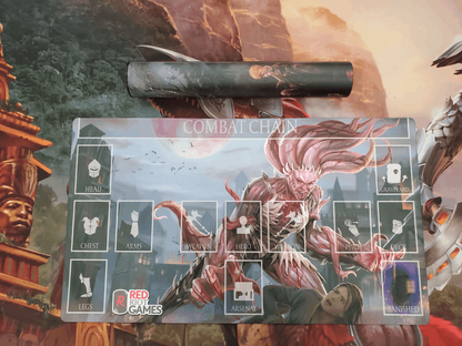 Shadowy Brute Playmat by Red Riot Games