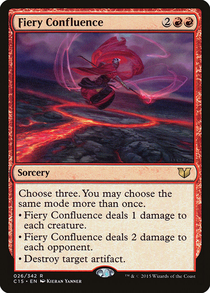 Fiery Confluence [Commander 2015] | Red Riot Games CA