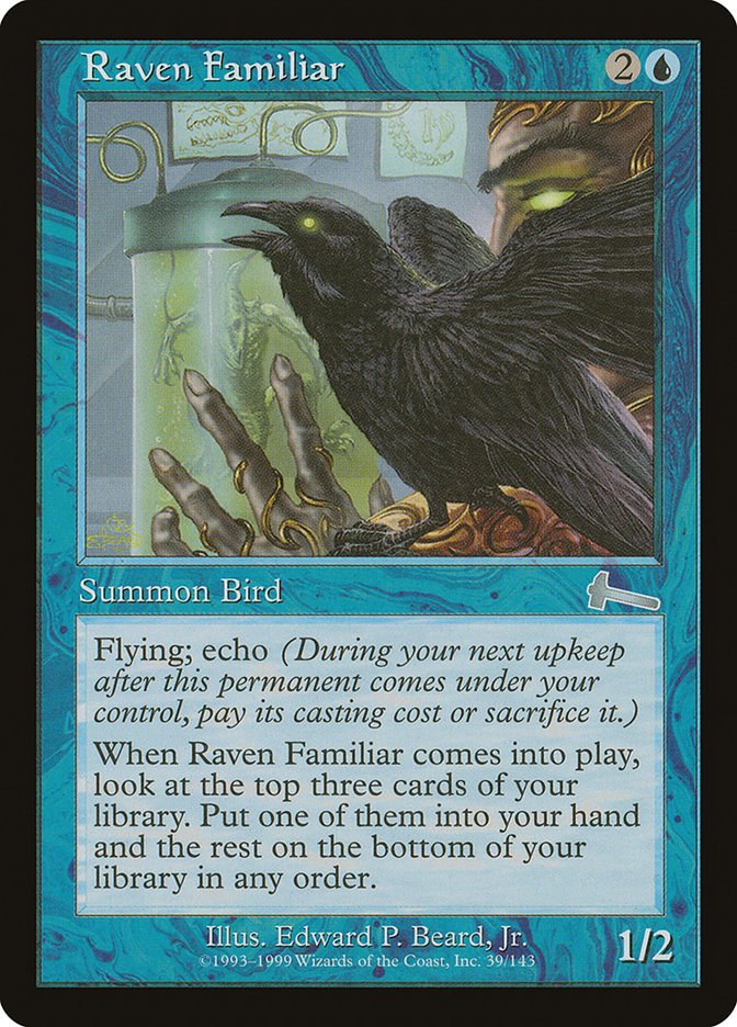 Raven Familiar [Urza's Legacy] | Red Riot Games CA