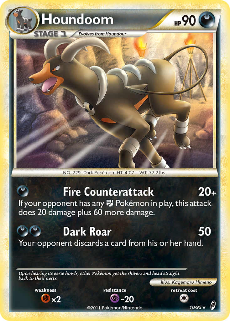 Houndoom (10/95) [HeartGold & SoulSilver: Call of Legends] | Red Riot Games CA