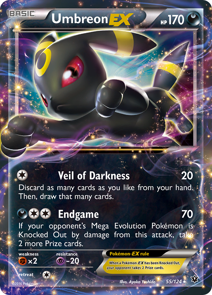 Umbreon EX (55/124) [XY: Fates Collide] | Red Riot Games CA