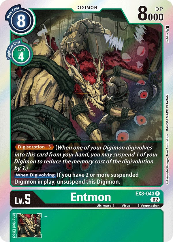 Entmon [EX3-043] [Draconic Roar] | Red Riot Games CA