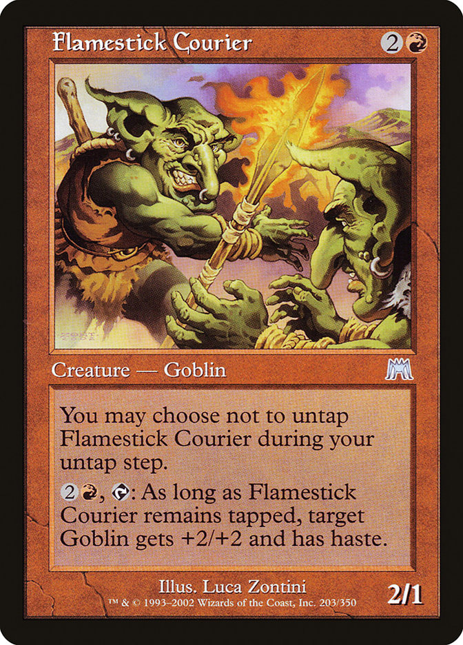 Flamestick Courier [Onslaught] | Red Riot Games CA