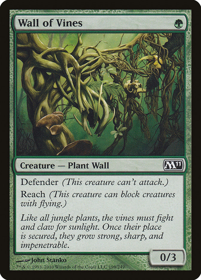 Wall of Vines [Magic 2011] | Red Riot Games CA